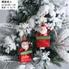 Meias de Natal Plásticas de Natal, Pingentes de Bengala, Pingentes de Árvore de Natal, Adereços Decorativos, Suprimentos Decorativos