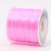 Hilo Elástico Plano de Seda de Colores 0.8mm Hilo Trenzado para Cuentas DIY Accesorios para Joyería Hilo con Cuentas Cuerda Elástica Hilo Resistente al Desgaste