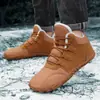 Botas de Nieve para Exteriores de Invierno Transfronterizas para Hombre, Zapatos de Algodón Impermeables de Cinco Dedos Barefoot para Mujer, Forradas de Felpa, Engrosadas, Cálidas y Antideslizantes