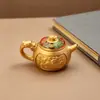 Ano da Serpente Kirin Pote da Fortuna Peça com Alça Giratória Disco de Mahjong Peça com Alça de Descompressão Pingente de Chave de Carro