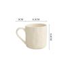 Cor creme caneca de alta aparência menina casal criativo copo de água casa café leite copo de cerâmica xícara atacado