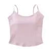 Camisola de Algodón Puro con Canalé, Espalda Grande en Forma de U para Mujer, Copa Fija Integrada, Top Ajustado de Color Sólido, Ropa Interior de Capa Base para Mujer