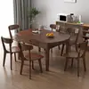 Mesa de Jantar Minimalista Moderna para Uso Doméstico, Adequada para Apartamentos Pequenos, Feita de Madeira Maciça, Extensível e Dobrável, Multifuncional, Conversível de Mesa Quadrada para Redonda