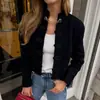 Ins estilo europeo y americano transfronterizo 2026 nueva moda elegante ropa de mujer al por mayor versátil con botones patchwork chaqueta corta abrigo