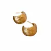 Aretes de Oro al por Mayor Transfronterizos para Mujer 2025 Nuevo Estilo Caliente Aretes Elegantes de Alta Gama Diseño Nicho Aretes de Metal