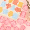 Serie Día de San Valentín Una Flecha Perforando el Corazón Molde para Galletas Alas Corazón de Amor Molde para Galletas de Dibujos Animados 3D Impresión de Simulación DIY