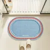 Tapete popular de terra de diatomáceas para entrada de banheiro, absorvente de água, antiderrapante, secagem rápida