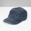 Gorra de Béisbol de Cinco Paneles Lavada con Efecto Desgastado, Gorro Suave de Algodón Puro, Gorra de Skate Ajustable de Talla Grande, Sombrero para el Sol, Estilo Moderno