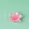 Paisagem em miniatura, pequenas decorações florais, enfeites de cola cremosa feitos à mão DIY, presilhas de cabelo, capas de celular, ímãs de geladeira, acessórios de resina