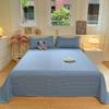 Algodón Original Viejo Grueso Colchoneta Sábana Lino Grueso Colchoneta de Cama Juego de Tres Piezas Verano Hogar Cama Individual Doble Sábana Gruesa