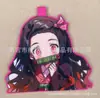 Cazador de demonios: Kimetsu No Yaiba Tanjiro Colgante de Fieltro Llavero de Mochila Lindo de Alto Valor Adorno Colgante de Tela No Tejida Periférico de Anime