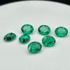 Almohada de Cristal Verde de Granate de Aluminio de Itrio Sintético Forma Ovalada Piedra Preciosa Cultivada Forma Ovalada Esmeralda Tsavorita Piedra Suelta