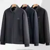Venta al por mayor de fábrica de chaquetas cálidas de forro polar, nueva colección otoño/invierno 2026, sudaderas de forro polar para hombre, cárdigan con cuello alto para exteriores
