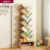 Prateleira pequena em forma de árvore estante de chão armário de quarto rack de armazenamento de sala de estar casa multi-camadas criativa estreita estante