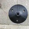 Base de Borracha de Ferro Fundido Marcadores de Campo para Treinamento de Basquete e Futebol, Bastões de Agilidade e Base para Bastões de Treinamento