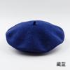 Gorro de lana de moda de Jiangsu, todo a juego, boina, gorra de pintor, gorro de capullo de lana, gorra de boceto, sombrero casual femenino estilo Mori