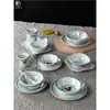 Melamina antiguo nostálgico gallo hot pot juego de vajilla mesa juego de cuatro piezas tazón palillos cuchara taza plato de hueso comercial creativo