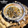 T-WINNER ganador 427 nuevo moda europea y americana para hombre ocio hueco movimiento mecánico automático reloj mecánico