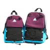 Mini Mochila Colorida Contrastante Estilo Outdoor, Unissex, Leve, Bolsa Casual para Fitness Esportes, Pequena Bolsa de Viagem para Montanhismo