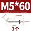Gancho para Tejas de Amianto de Acero Inoxidable 304 Chapado en Oro, Gancho Cuadrado, Tornillo de Forma Especial, Gancho Redondo, Gancho para Colgar, Gancho en Ángulo Recto, Perno, Clavo de Gancho Corrugado