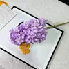 Flor Artificial al por Mayor Comercio Exterior Hortensia Pagoda Extra Grande de Cabeza Única Base para Decoración de Pared de Flores de Boda Adornos para Arreglos Florales Guía de Camino