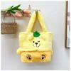 Bolso de peluche con diseño de Winnie the Poole, muñeco de peluche japonés femenino, bolso con melodía rosa, venta al por mayor