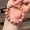 Ciprés Rojo Perlas Redondas Cadena Larga Múltiples Círculos Accesorios para Juguetes Joyería Mismo Estilo Xiaohongshu