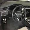 Adecuado para Audi 19 A6LA7 modificación interior fibra de carbono palanca control central panel de instrumentos manija elevavidrios pegatina de hueco de puerta