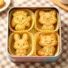 Cortador de galletas 3D en relieve Judy y Nick de Zootopia, cortador de galletas de dibujos animados, herramienta para glaseado y horneado