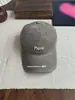 Estilo Simples Mais Bordado de Letras Cor Especial Top Macio Boné de Baseball para Homens e Mulheres, Protetor Solar Nicho de Casal Boné Versátil