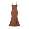 Vestido Spice Girl Europeu e Americano Figura Feminino Primavera e Verão Novidades Sexy Slim-fit Vestido Quadril