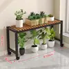 Novo Modelo 2025 Carrinho de Flores com Rodas para Sala de Estar, Suporte de Chão, Rack de Armazenamento Móvel para Varanda, Suporte de Vasos de Flores Escalonado Multicamadas