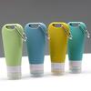 Set Creativo de Botellas de Silicona para Viaje Botella Almacenamiento Botella de Champú Botella de Silicona Botella Exprimidora Amazon Suministro de Silicona