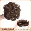 Coque, Coque, Cabelo Cacheado, Elástico, Bolsa de Cabelo Fofo, Cabelo Artificial, Cabelo Curto, Feminino Realista