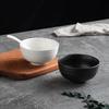 Juego de Cuencos y Platos Haoyi, Vajilla para el Hogar, Blanco Puro, Elegante y Sencillo, Combinación de Cuencos de Arroz, Aspecto de Alta Gama, Vajilla para Inauguración de Casa, Porcelana Blanca