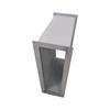 Conducto de Aire Rectangular de Magnesio con Cara de Acero a Prueba de Fuego, Resistente al Polvo de Alta Temperatura, para Extracción de Humo y Lucha contra Incendios, Conducto de Aire Compuesto, Ángulo de Hierro, Placa Común, Conducto de Ventilación