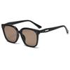 Gafas de sol con montura negra lisa de nuevo estilo, gafas de sol con protección solar de moda para mujer, gafas de sol resistentes a los rayos UV, gafas de sol de alta calidad famosas en Internet