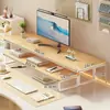 Soporte elevador para monitor de computadora de sala de e-sports, estante de escritorio, estante de almacenamiento, base de pantalla de estación de trabajo extendida, soporte