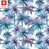 Tela de Algodón de Seda Estampada de Verano Viento Tropical Árbol de Coco Marina Ropa de Hombre Ropa de Niño Vestido Camisa traje Tela en stock