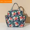 Bolsa Térmica Portátil Transfronteiriça com Duplo Bolso Bolsa Térmica para Almoço com Folha de Alumínio Espessada com Bolsa para Refeição de Arroz Lancheira Bolsa Térmica