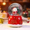 Bola de Cristal de Deseos Navideños, Adorno de Vidrio con Escena de Nieve Soñadora, Atmósfera Festiva, Decoración de Mesa, Tema Navideño