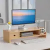 Soporte Elevador para Monitor de Computadora Estante para Pantalla de Escritorio Base Organizadora de Almacenamiento para Estación de Trabajo de Oficina