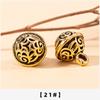 Cabeça de botão de cobre cheongsam de metal novo botão de placa Hanfu chinês retro liga oca botão de estilo nacional botão decorativo atacado
