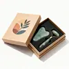 Cajas de Regalo Exquisitas de Alta Gama con Rodillos Metálicos, Kits Personalizados de Cuidado Personal y Salud, Cajas de Empaque Personalizadas para Raspadores de Jade