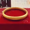 Pulsera Cerrada Corazón Sutra Método Antiguo Chapada en Oro Herencia, Mismo Estilo que en Tiendas de Oro, Anillo Sencillo con Textura Mate, Joyería de Pulsera Sólida Simple