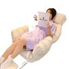 Silla de Computadora Perezosa para Uso en Casa, Cómoda para Estar Sentado Mucho Tiempo, Sillón para Dormitorio, Silla de Escritorio para Dormitorio Universitario, Puede Sentarse y Reclinarse, con Respaldo para Relajación
