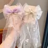 Pinza para el pelo de Malla con Lazo Coreano para Niños Pinza para Trenzar el Pelo Pinza para el Pelo de Princesa Niña Cinta para Cola de Cabello de Microfibra Accesorio para el Cabello Pinza Superior
