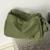 Bolso Sencillo Transfronterizo para Mujer 2026 Verano Nuevo Bolso Cruzado Casual a Cuadros Gran Capacidad Ligero Bolso de Hombro de Nylon