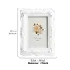 Suporte de Exibição de Flores Rosa Brancas de 6 Polegadas 7 Polegadas 8 Polegadas 10 Polegadas Estilo Minimalista Moderno Porta-Retrato Porta-Retrato Criativo Atacado A01