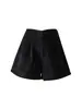 Shorts retro de pana de pierna ancha para mujer, nuevo estilo otoño/invierno, versátiles y chic, perfectos para figuras petite, estilo "hot girl", ajustados a la cadera y adecuados para usar como prenda exterior